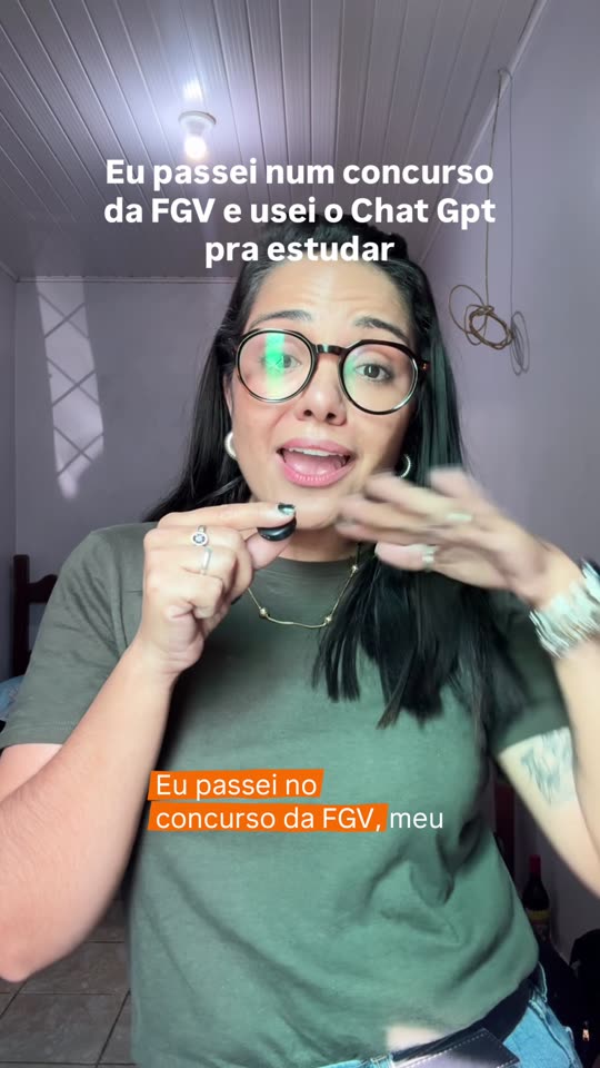Imagem do vídeo viral sobre estudar para concurso usando o ChatGPT